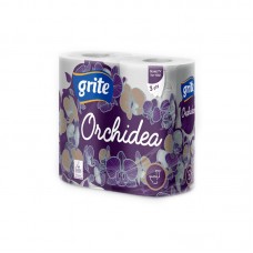 Туалетная бумага Grite Orchidea Season 24 Blue (3 слоя)