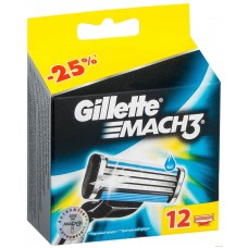 Сменные кассеты Gillette Mach3 