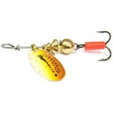 Блесна Mepps Aglia Fluo mikropigments trout(коричневая) №0